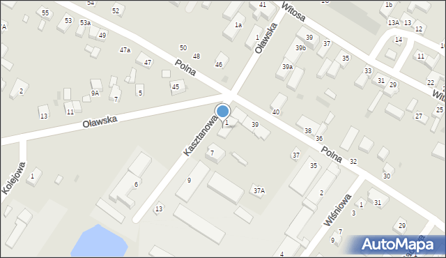 Jelcz-Laskowice, Kasztanowa, 5, mapa Jelcz-Laskowice