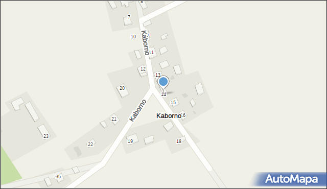 Kaborno, Kaborno, 14, mapa Kaborno