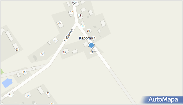 Kaborno, Kaborno, 18, mapa Kaborno