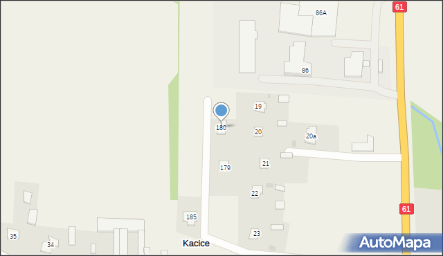 Kacice, Kacice, 180, mapa Kacice