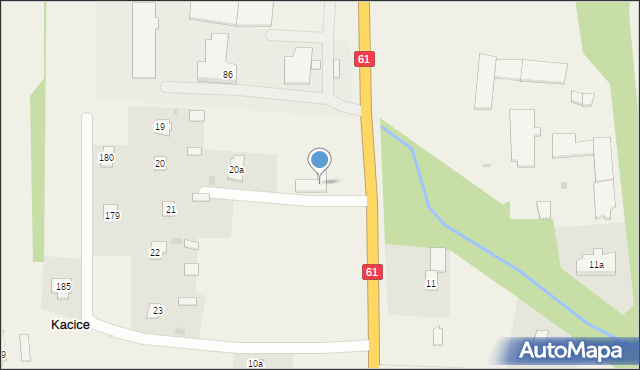 Kacice, Kacice, 20b, mapa Kacice