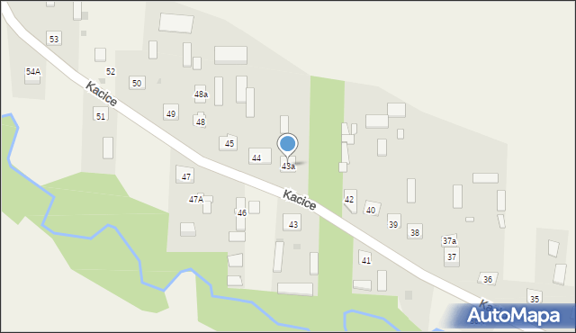 Kacice, Kacice, 43a, mapa Kacice