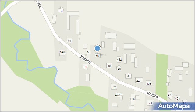 Kacice, Kacice, 50, mapa Kacice