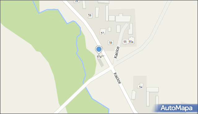 Kacice, Kacice, 57a, mapa Kacice