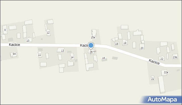 Kacice, Kacice, 15, mapa Kacice