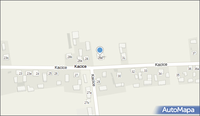 Kacice, Kacice, 29a, mapa Kacice