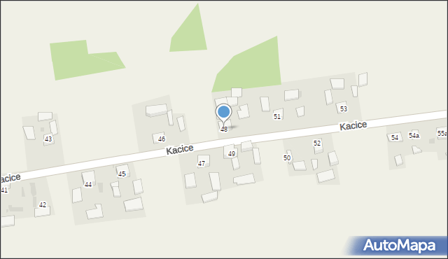 Kacice, Kacice, 48, mapa Kacice