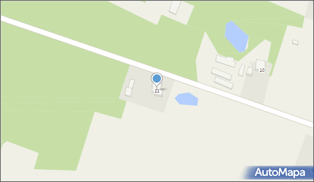 Kącik, Kącik, 11, mapa Kącik