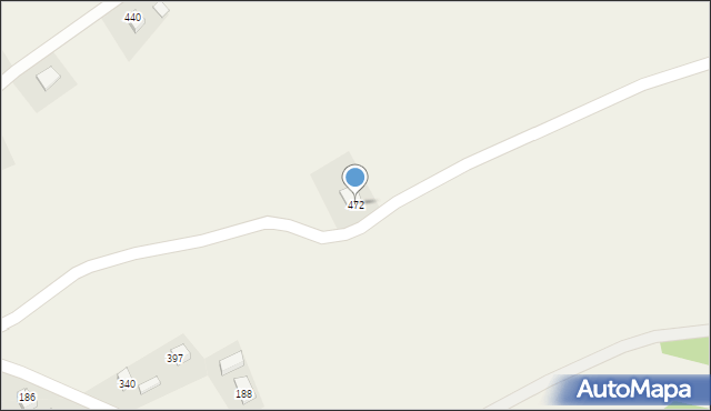 Kąclowa, Kąclowa, 472, mapa Kąclowa