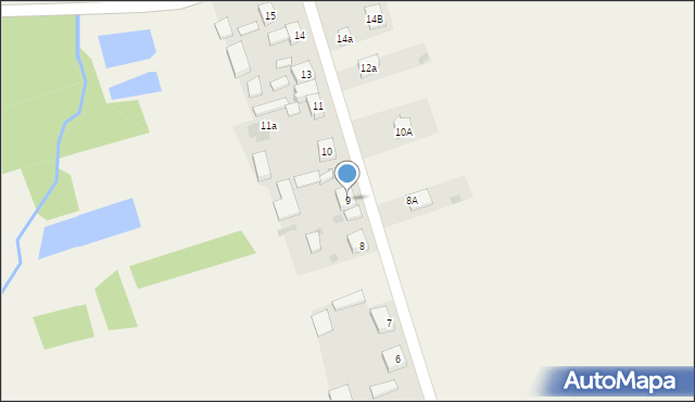 Kacprów, Kacprów, 9, mapa Kacprów