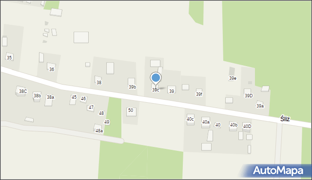 Kacprówek, Kacprówek, 39c, mapa Kacprówek
