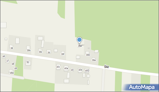 Kacprówek, Kacprówek, 39e, mapa Kacprówek