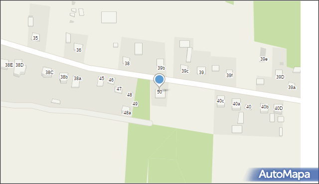 Kacprówek, Kacprówek, 50, mapa Kacprówek
