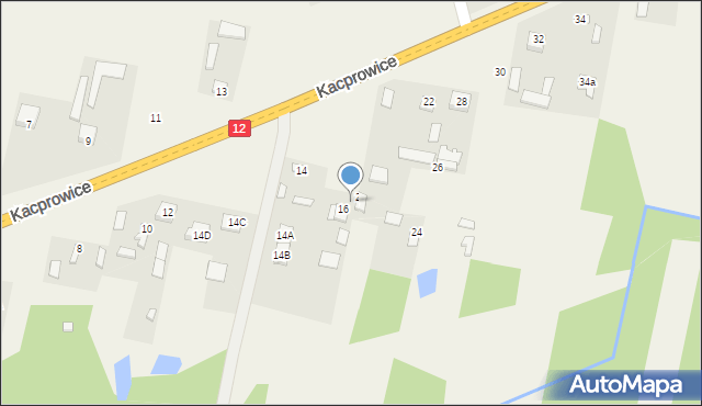 Kacprowice, Kacprowice, 18, mapa Kacprowice