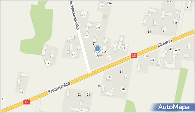 Kacprowice, Kacprowice, 29, mapa Kacprowice