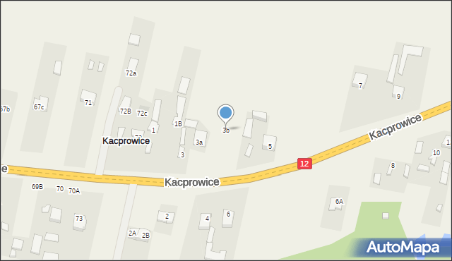 Kacprowice, Kacprowice, 3b, mapa Kacprowice