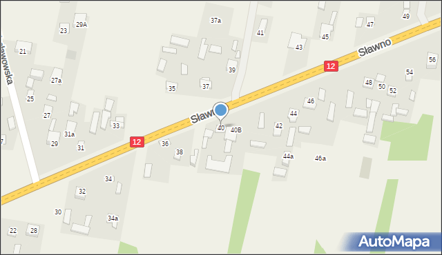 Kacprowice, Kacprowice, 40, mapa Kacprowice