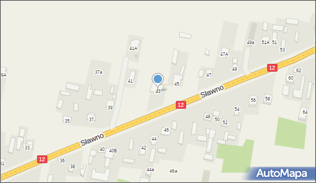 Kacprowice, Kacprowice, 43, mapa Kacprowice