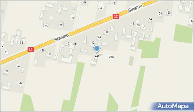 Kacprowice, Kacprowice, 44a, mapa Kacprowice