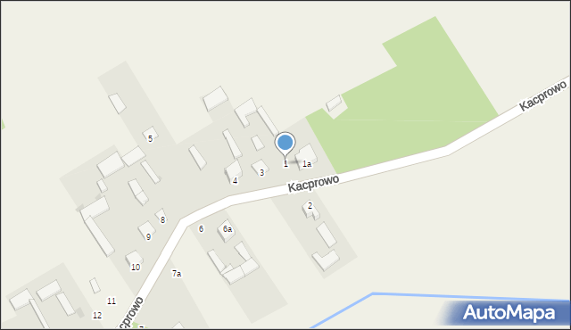 Kacprowo, Kacprowo, 1, mapa Kacprowo
