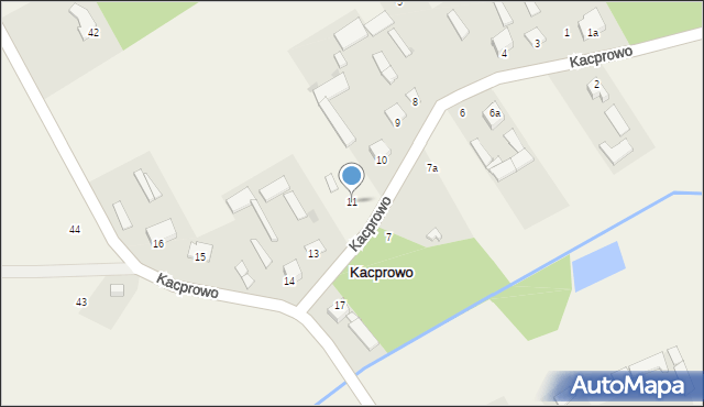 Kacprowo, Kacprowo, 11, mapa Kacprowo