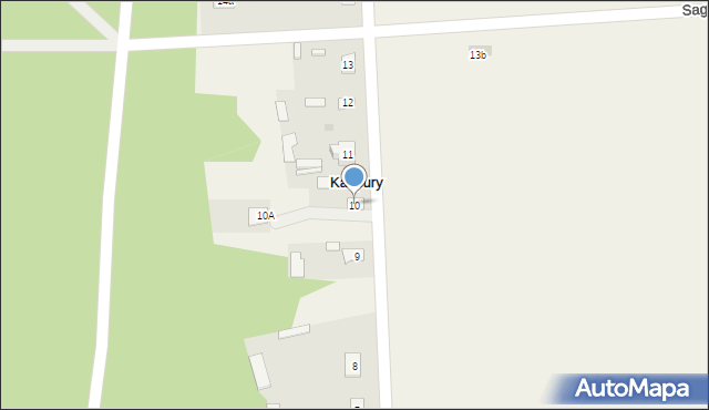 Kacpury, Kacpury, 10, mapa Kacpury