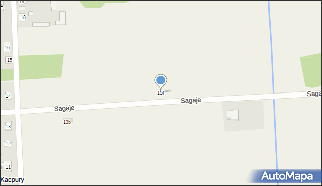 Kacpury, Kacpury, 15f, mapa Kacpury