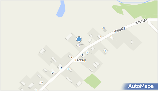 Kaczały, Kaczały, 4, mapa Kaczały