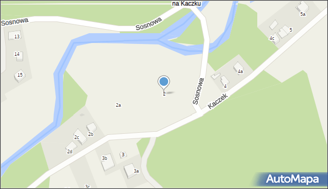 Kaczek, Kaczek, 2, mapa Kaczek
