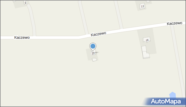 Kaczewo, Kaczewo, 10, mapa Kaczewo