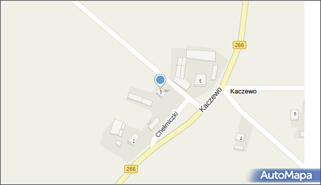 Kaczewo, Kaczewo, 3, mapa Kaczewo