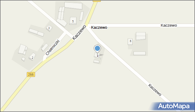 Kaczewo, Kaczewo, 4, mapa Kaczewo