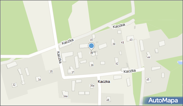 Kaczka, Kaczka, 38, mapa Kaczka