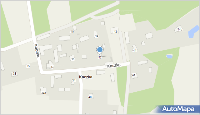 Kaczka, Kaczka, 42, mapa Kaczka