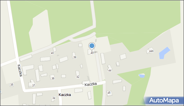 Kaczka, Kaczka, 43, mapa Kaczka