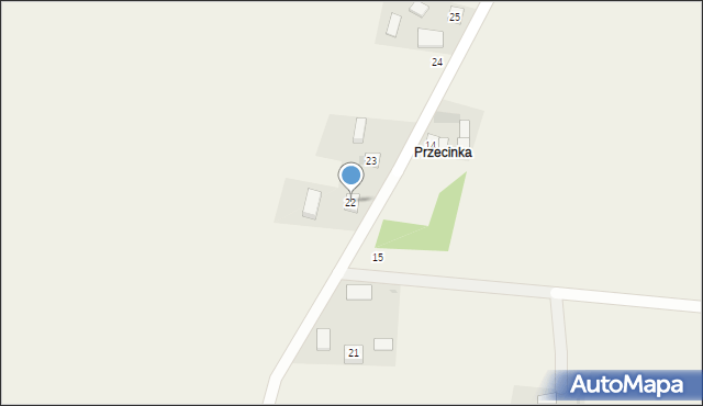 Kaczkowice, Kaczkowice, 22, mapa Kaczkowice