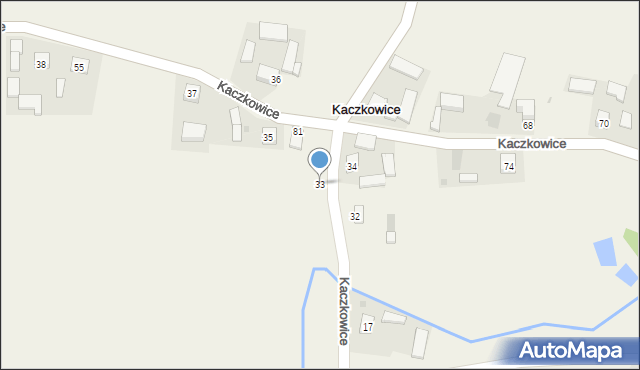 Kaczkowice, Kaczkowice, 33, mapa Kaczkowice