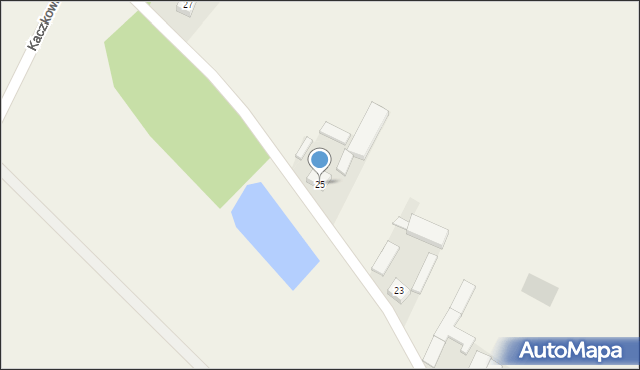 Kaczkowizna, Kaczkowizna, 25, mapa Kaczkowizna