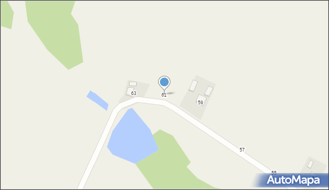 Kaczkowizna, Kaczkowizna, 61, mapa Kaczkowizna
