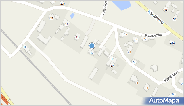 Kaczkowo, Kaczkowo, 12, mapa Kaczkowo