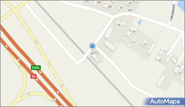 Kaczkowo, Kaczkowo, 16, mapa Kaczkowo