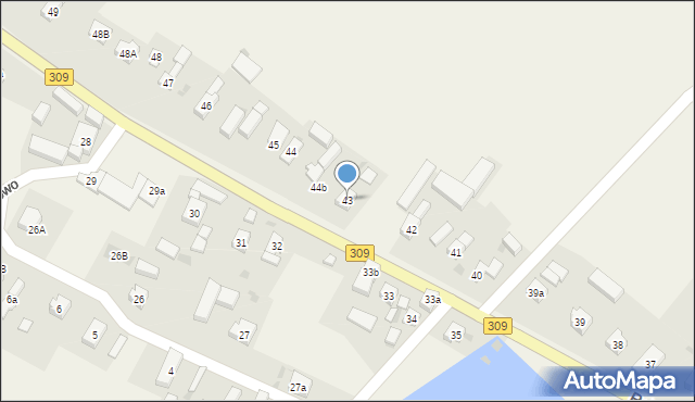 Kaczkowo, Kaczkowo, 43, mapa Kaczkowo