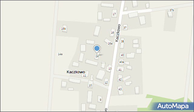 Kaczkowo, Kaczkowo, 14, mapa Kaczkowo