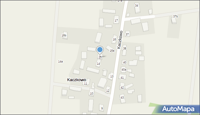 Kaczkowo, Kaczkowo, 15, mapa Kaczkowo