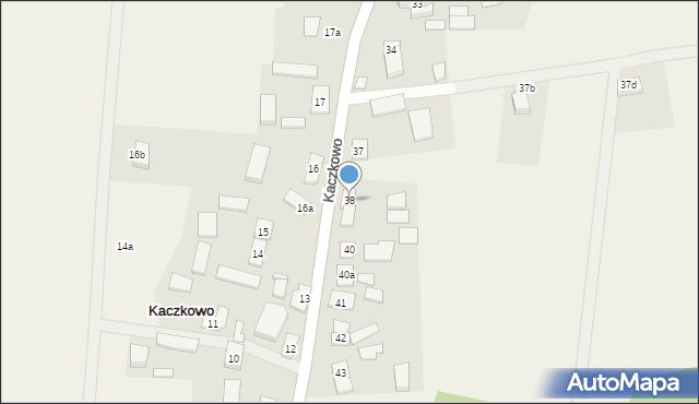 Kaczkowo, Kaczkowo, 38, mapa Kaczkowo