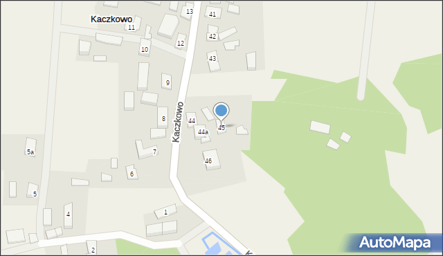Kaczkowo, Kaczkowo, 45, mapa Kaczkowo