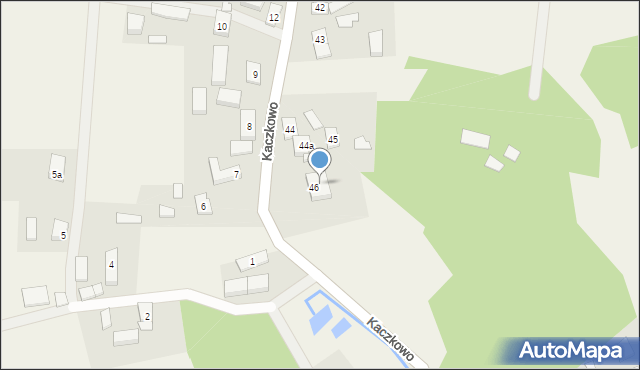 Kaczkowo, Kaczkowo, 46a, mapa Kaczkowo