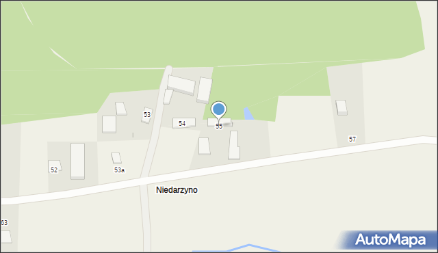 Kaczkowo, Kaczkowo, 55, mapa Kaczkowo