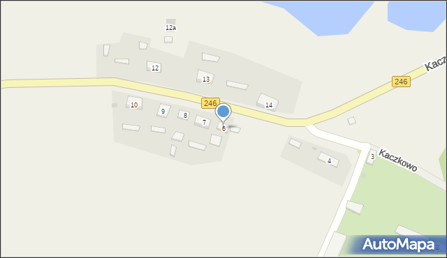 Kaczkowo, Kaczkowo, 6, mapa Kaczkowo