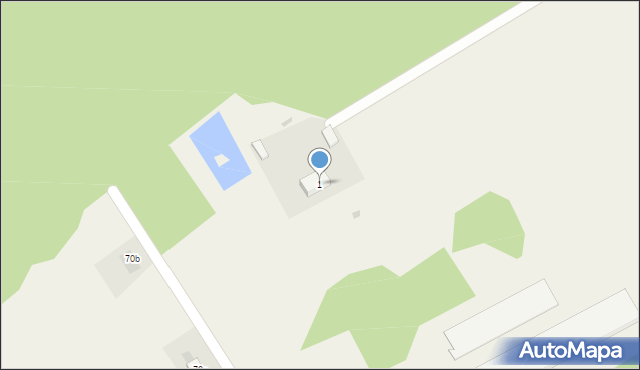 Kaczlin, Kaczlin, 1, mapa Kaczlin